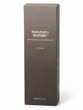 Haruharu Wonder Black Rice Moisture Deep Cleansing Oil Unscented 150ml K-Beauty